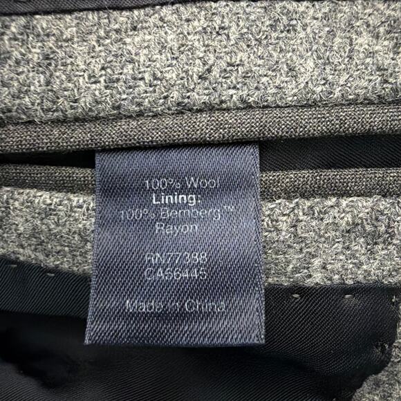 J Crew Ludlow Moon Wool Blazer Mens 42R Gray Tweed Sport Coat Preppy 2 Button - Picture 4 of 13